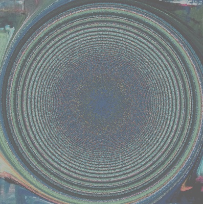 Spirale Graublau