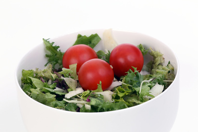 Salat mit Tomaten