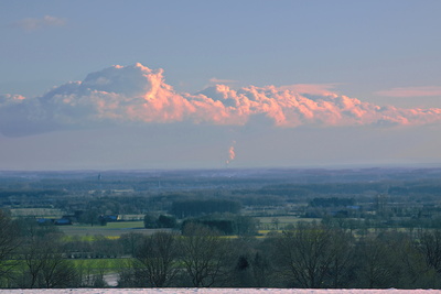Wolkengebirge überm Münsterland