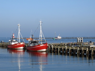 Fischerschiffe im Hafen