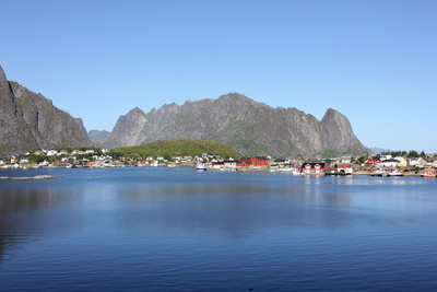 Norwegisches Fischerdorf auf den Lofoten