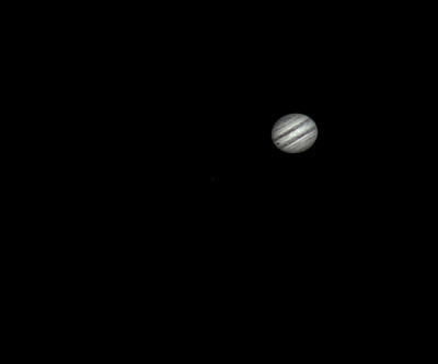 Jupiter mit zwei Galileischen Monden