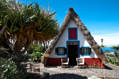 Traditionelles Bauernhaus auf Madeira
