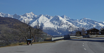 Oberwalliser Alpen mit Bietschhorn