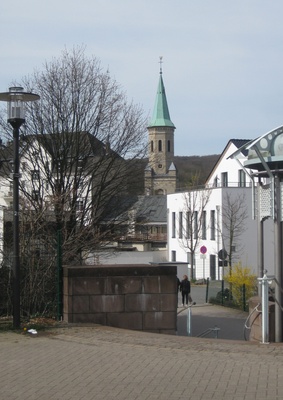 Blick auf die ev. Kirche von Hagen-Haspe
