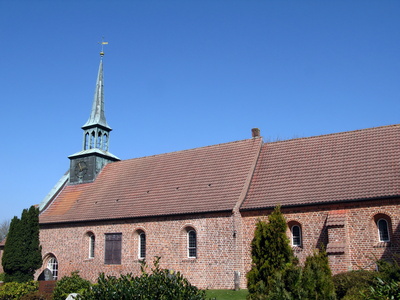 Kirche in St Peter Ording-Dorf