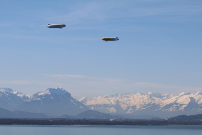 Zeppeline über dem Bodensee