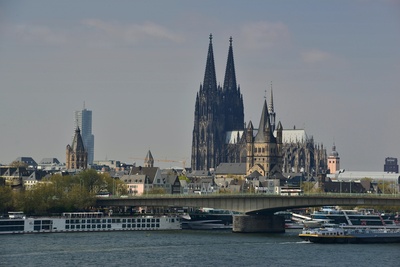 Köln in der Abendsonne
