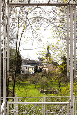 Blick auf die Stadtkirche Zwönitz