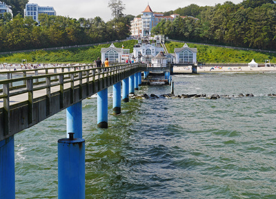 Auf der Seebrücke von Sellin