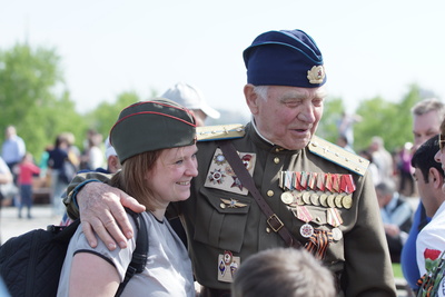 Veteran Moskau 70. Siegestag