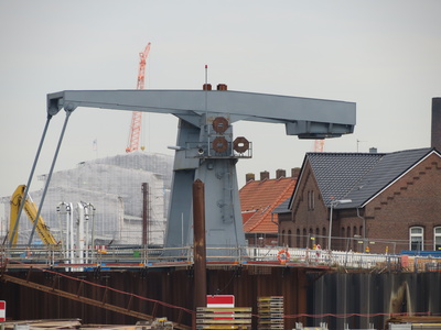 Zugbrücke im Emdener Hafen