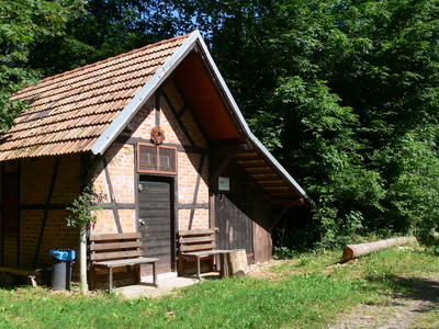 alte Waldhütte