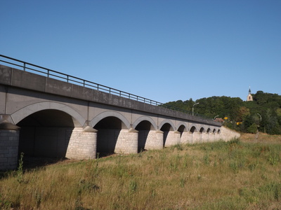 Die Brücke bei Sachsenburg