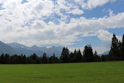Finzbachtal mit Karwendelgebirge