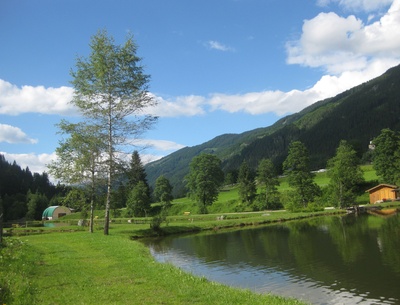 Freizeitgelände Untertauern am Abend