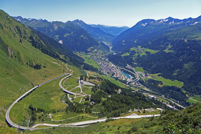 3-Pässe-Fahrt: Gotthard Südseite