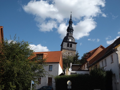 Der schiefe Turm in Bad Frankenhausen