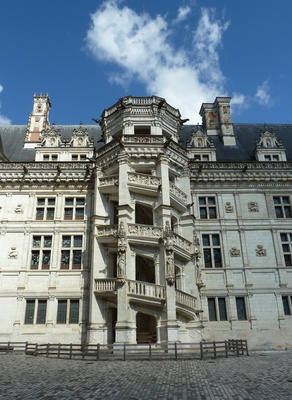 Wendeltreppe in Schloss Blois