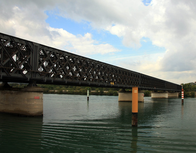 Eisenbahnbrücke Südfrankreich