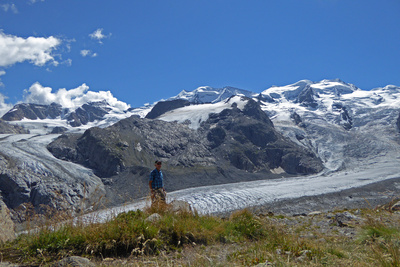 Persgletscher und Morteratschgletscher