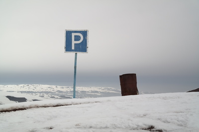 Parkplatz in den Wolken