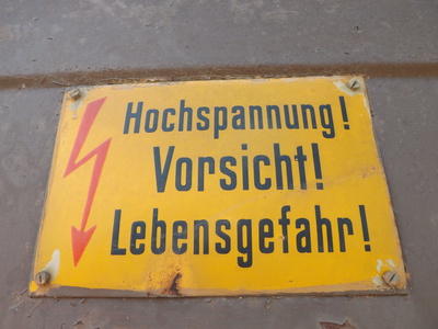 Ein altes Schild