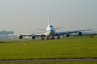 Boeing 747 der Air China Cargo rollt zum Start