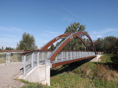 Bogenbrücke für Radfahrer