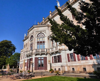 Schloss Albrechtsberg - Elbansicht