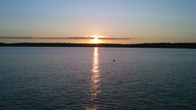 Sonnenuntergang auf Jersey