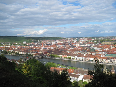 Blick auf Würzburg