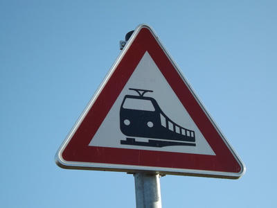 Achtung Bahnverkehr