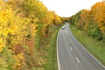 fahrt in den herbst