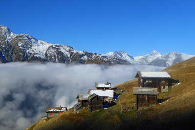 Schon Winterruhe auf der Alp