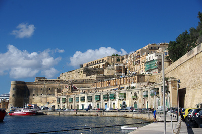 Stadt-Ansicht in Valletta