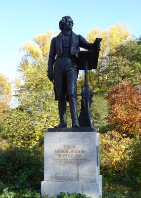 Statue von Felix Mendelssohn Bartholdy