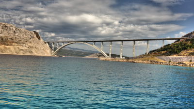 Brücke zur Insel Krk