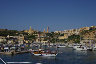 Hafeneinfahrt von Gozo