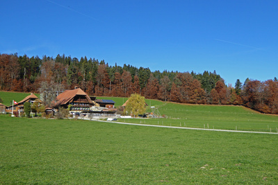 Einsames Landleben im Berner Mittelland
