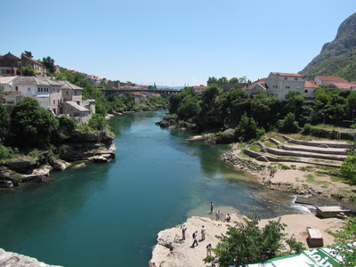 Flusslauf der Neretva (Mostar)