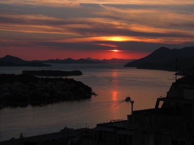 Sonnenuntergang in Dubrovnik
