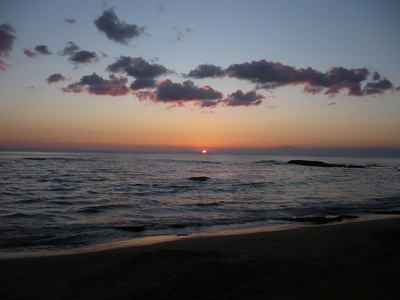 Sonnenuntergang  am  See
