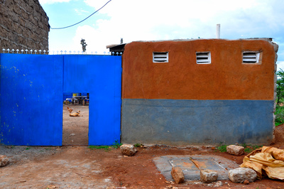 Fassade in Mukima, Laikipia, Kenia