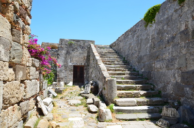 alte griechische Treppe