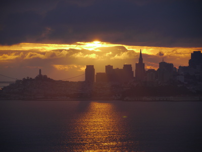 San Francisco Sonnenaufgang