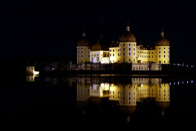 Schloss Moritzburg bei Nacht