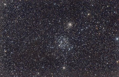 Messier 35 und NGC 2158 in den Zwillingen