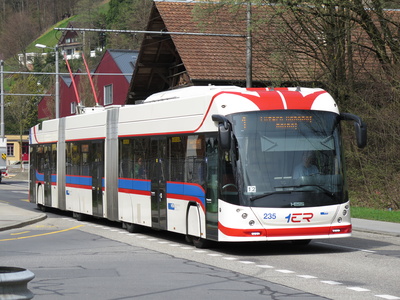 Moderner Trolleybus