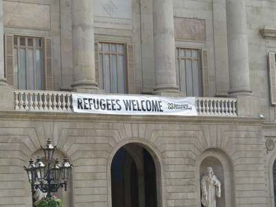 Refugees welcome - in Barcelona